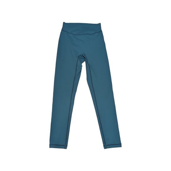 Bucked Up High Rise Leggings Teal Blue Athleisure Sportswear Workout Small Pants - Picture 1 of 4